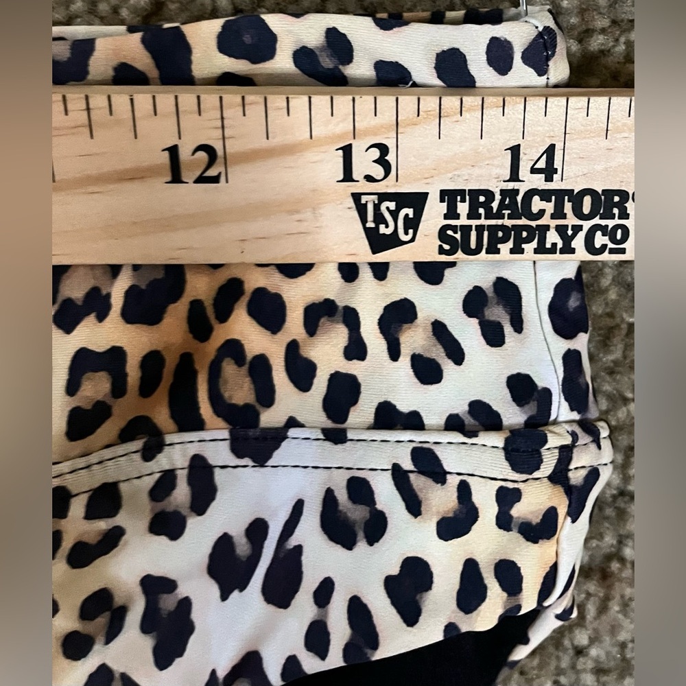 Gianni Bini Leopard Print High Waist Bikini Bottoms size M - Picture 4 of 7